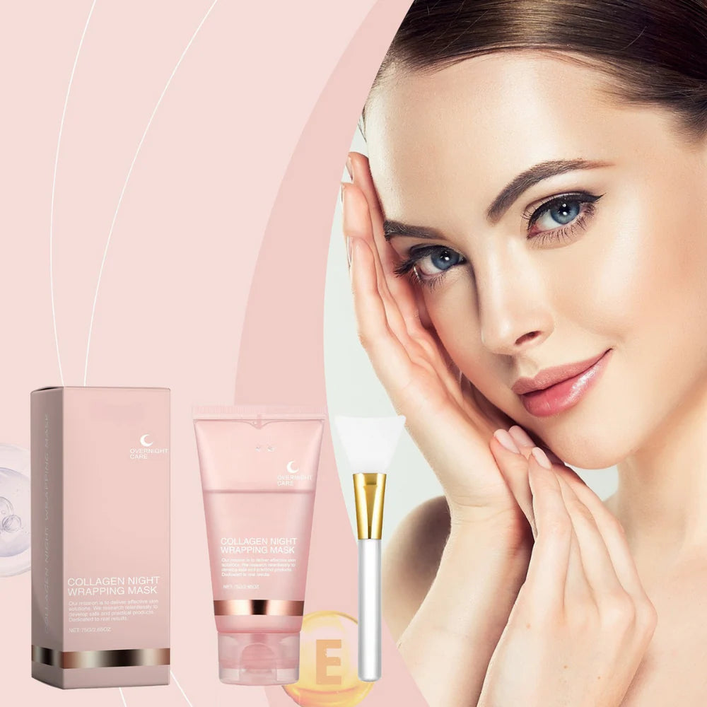 Masque de nuit enveloppant au collagène 75 ml